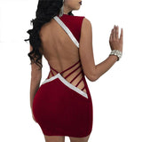 SEQUINED BACKLESS PARTY DRESS - B ANN'S BOUTIQUE, LLC