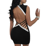 SEQUINED BACKLESS PARTY DRESS - B ANN'S BOUTIQUE, LLC