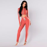 SERENA STRIPED JOGGER - B ANN'S BOUTIQUE