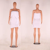 SEXY CHIC STRAPLESS RUFFLE DRESS - B ANN'S BOUTIQUE