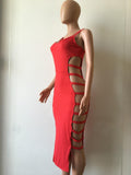 SEXY SIDES PARTY DRESS - B ANN'S BOUTIQUE