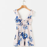 SLEEVELESS FLORAL MINI DRESS - B ANN'S BOUTIQUE, LLC