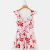 SLEEVELESS FLORAL MINI DRESS - B ANN'S BOUTIQUE, LLC