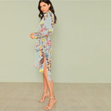 THE PERFECT FLORAL BUTTON-UP DRESS - B ANN'S BOUTIQUE
