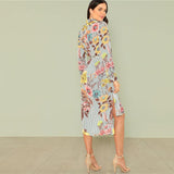 THE PERFECT FLORAL BUTTON-UP DRESS - B ANN'S BOUTIQUE