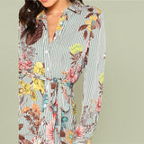 THE PERFECT FLORAL BUTTON-UP DRESS - B ANN'S BOUTIQUE