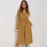 THE SADIE SUEDE WRAP DRESS - B ANN'S BOUTIQUE