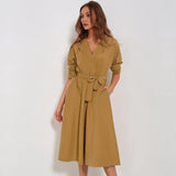 THE SADIE SUEDE WRAP DRESS - B ANN'S BOUTIQUE