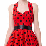 VINTAGE POLKA-DOT SWING DRESS - B ANN'S BOUTIQUE