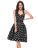 VINTAGE POLKA-DOT SWING DRESS - B ANN'S BOUTIQUE
