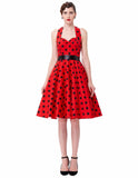 VINTAGE POLKA-DOT SWING DRESS - B ANN'S BOUTIQUE