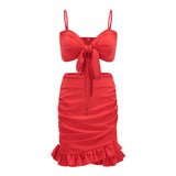 WHITNEY’S RUFFLE WRAP SKIRT SET - B ANN'S BOUTIQUE