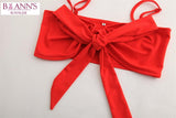 WHITNEY’S RUFFLE WRAP SKIRT SET - B ANN'S BOUTIQUE