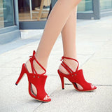 WRAP IT UP HEELS - B ANN'S BOUTIQUE