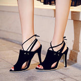 WRAP IT UP HEELS - B ANN'S BOUTIQUE