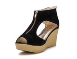 ZIP UP WEDGE - B ANN'S BOUTIQUE, LLC