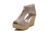 ZIP UP WEDGE - B ANN'S BOUTIQUE, LLC