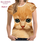 3D CAT FACE TEE - B ANN'S BOUTIQUE