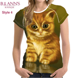 3D CAT FACE TEE - B ANN'S BOUTIQUE