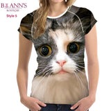 3D CAT FACE TEE - B ANN'S BOUTIQUE