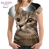 3D CAT FACE TEE - B ANN'S BOUTIQUE