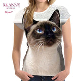 3D CAT FACE TEE - B ANN'S BOUTIQUE