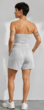 WEEKEND WANDERE TUBE TOP &  SHORTS SET