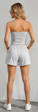 WEEKEND WANDERE TUBE TOP &  SHORTS SET