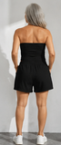 WEEKEND WANDERE TUBE TOP &  SHORTS SET