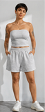 WEEKEND WANDERE TUBE TOP &  SHORTS SET