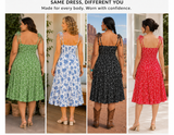 SUMMER BOHO MIDI DRESS