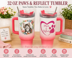 PAWS & REFLECT 32 OZ INSULATED TUMBLER