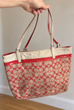 PRE-LOVED COACH SIGNATURE TOTE BAG - B ANN'S BOUTIQUE