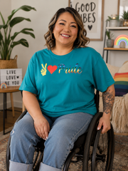 PEACE LOVE PRIDE SOFTSTYLE TEE