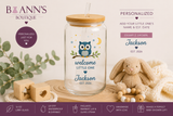 PERSONALIZED OWL LIBBY GLASS