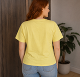 ON MY WAY TO START SOME SH*T – BUTTER YELLOW GRAPHIC TEE