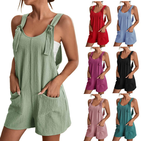 THE KNOTTED STRAP ROMPER