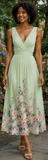 WHISPERING GARDEN FLORAL MAXI DRESS