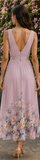 WHISPERING GARDEN FLORAL MAXI DRESS