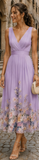 WHISPERING GARDEN FLORAL MAXI DRESS