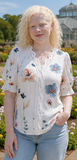 SUMMER GARDEN LACE DETAIL BLOUSE