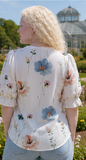 SUMMER GARDEN LACE DETAIL BLOUSE