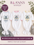 WELCOME LITTLE ONE PERSONALIZED SLEEP GOWN