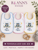 SPIT HAPPENS BABY BIB