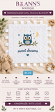 SWEET DREAMS SENSORY TAG BLANKET SQUARE