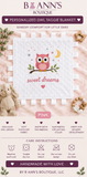 SWEET DREAMS SENSORY TAG BLANKET SQUARE
