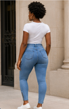 STREETWEAR DISTRESSED CARGO JEANS