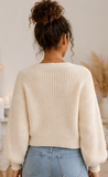 COZY FRONT-TIE CARDIGAN - B ANN'S BOUTIQUE