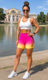 B-ACTIVE BLISS GRADIENT SCRUNCH SHORTS