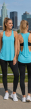 B-ACTIVE OPEN BACK T-BACK TANK TOP